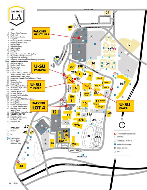 5151 state university drive los angeles 90032|cal state la parking map.